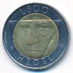 San Marino, 500 lire, 1996
