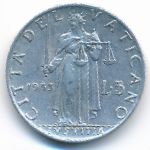 Ватикан, 5 лир (1953 г.)