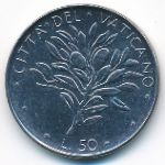 Vatican City, 50 lire, 1973