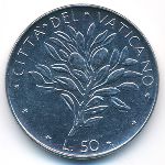 Vatican City, 50 lire, 1974