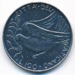Ватикан, 100 лир (1970 г.)