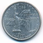 США, 1/4 доллара (2001 г.)