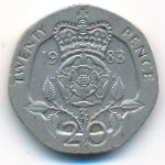 Великобритания, 20 пенсов (1983 г.)