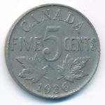Canada, 5 cents, 1936