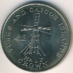 Turks and Caicos Islands, 1/2 crown, 1981