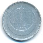 Turkey, 1 lira, 1940