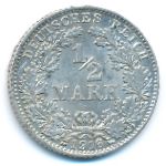 Германия, 1/2 марки (1916 г.)