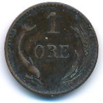 Дания, 1 эре (1874 г.)