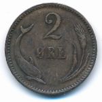 Дания, 2 эре (1891 г.)