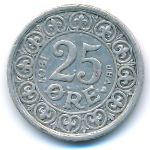 Дания, 25 эре (1907 г.)