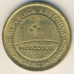 Argentina, 50 centavos, 1998