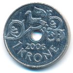 Норвегия, 1 крона (2006 г.)