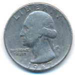 США, 1/4 доллара (1967 г.)