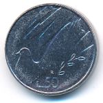San Marino, 50 lire, 1990