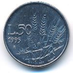 San Marino, 50 lire, 1993