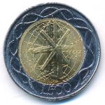 San Marino, 500 lire, 2000