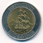 New Zealand, 50 cents, 1994