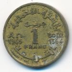 Марокко, 1 франк (1945 г.)