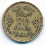 Марокко, 20 франков (1951 г.)