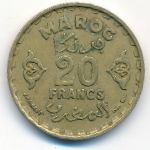 Марокко, 20 франков (1951 г.)