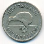 Новая Зеландия, 1 флорин (1934 г.)