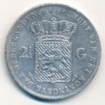 Netherlands, 2 1/2 gulden, 1850