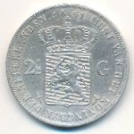 Netherlands, 2 1/2 gulden, 1851