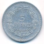 Франция, 5 франков (1945 г.)