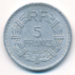 Франция, 5 франков (1946 г.)