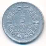 Франция, 5 франков (1946 г.)