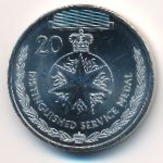 Австралия, 20 центов (2017 г.)