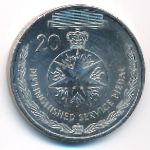 Австралия, 20 центов (2017 г.)