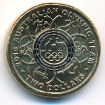 Австралия, 2 доллара (2016 г.)