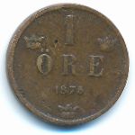 Швеция, 1 эре (1875 г.)