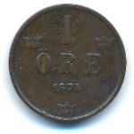 Швеция, 1 эре (1875 г.)