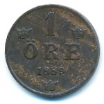 Швеция, 1 эре (1889 г.)