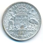 Австралия, 1 флорин (1963 г.)