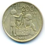 Сан-Марино, 200 лир (1995 г.)