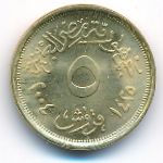 Египет, 5 пиастров (2004 г.)