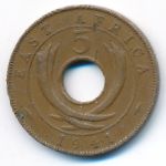 Восточная Африка, 5 центов (1941 г.)