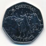 Gibraltar, 50 пенсов, 2022