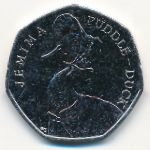 Великобритания, 50 пенсов (2016 г.)