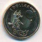 Австралия, 1 доллар (2024 г.)