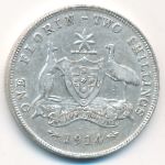 Австралия, 1 флорин (1914 г.)