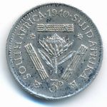 South Africa, 3 pence, 1940