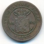 Нидерландская Индия, 1 цент (1858 г.)