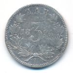 South Africa, 3 pence, 1894