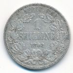 South Africa, 1 shilling, 1892