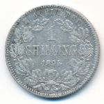 South Africa, 1 shilling, 1894