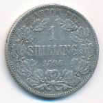 South Africa, 1 shilling, 1896
